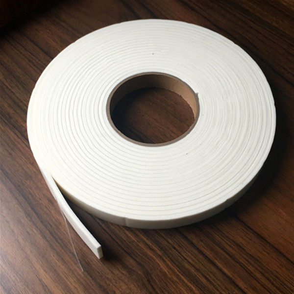 White PVC sealing tape with PET film