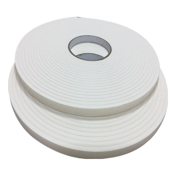 White PVC single-sided foam tape