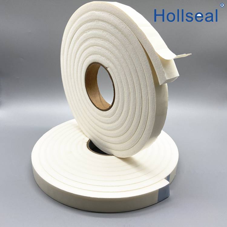 Closed Cell Waterproof Compressible Shock Absorbing PVC Foam Tape replace Scapa 