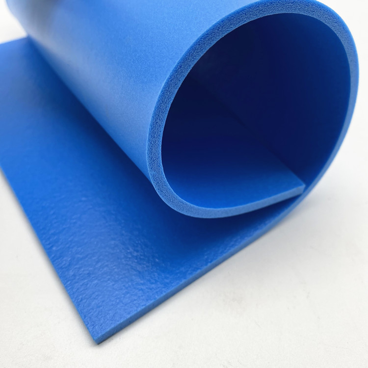 High Density Closed Cell Glass System Sealing PVC Blue Foam