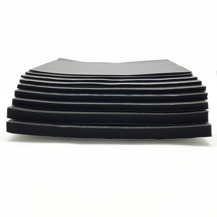 Low Density Black Closed Cell Boat Hull Acoustic Sealing PVC Foam with Release P