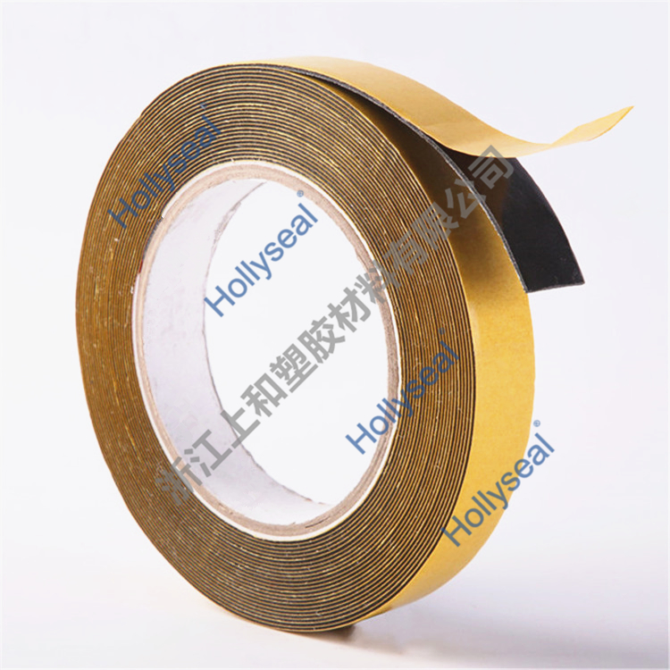 Hollyseal®棕色PVC聚氯乙烯泡棉胶带 厚度1mm~25mm，密度110kg/m³~500kg/ m³