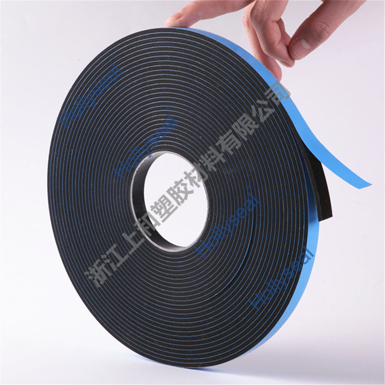 Hollyseal®PVC蓝膜双面发泡胶带 厚度1mm~25mm，密度110kg/m³~500kg/ m³