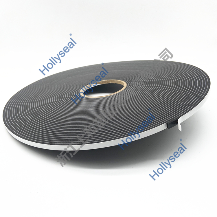 Hollyseal®中等密度闭孔双面带胶1.2mm厚橱柜门密封PVC泡棉胶带