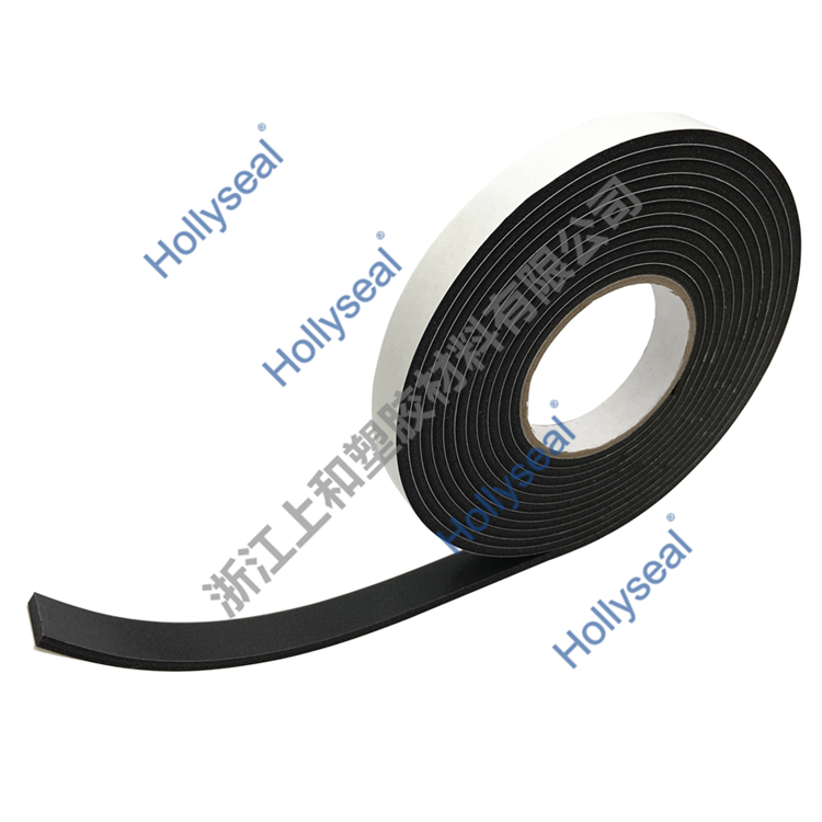 Hollyseal®PVC单面自粘泡棉胶带 厚度1mm~25mm，密度110kg/m³~500kg/ m³